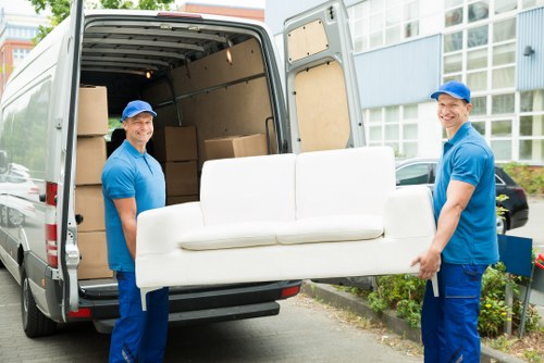 Chelsea removals team planning a local house move