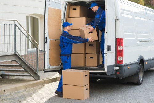 Careful packing and transport for office equipment during a Chelsea relocation