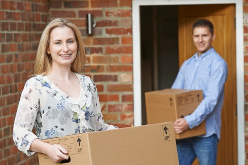 Man With Van Chelsea team handling moving items safely