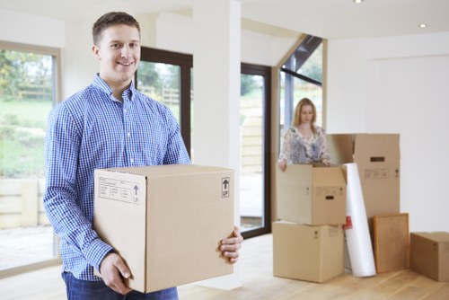 Removal van service for Chelsea residential moves with careful loading