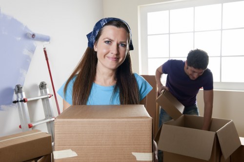 Moving truck used for home or office relocation in Chelsea