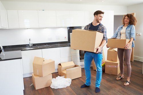 Local team handling furniture pick-up in Chelsea street access