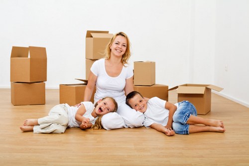A selection of sturdy boxes and wrapping supplies for Chelsea customers