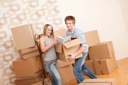 Safe loading and preparation by a moving team