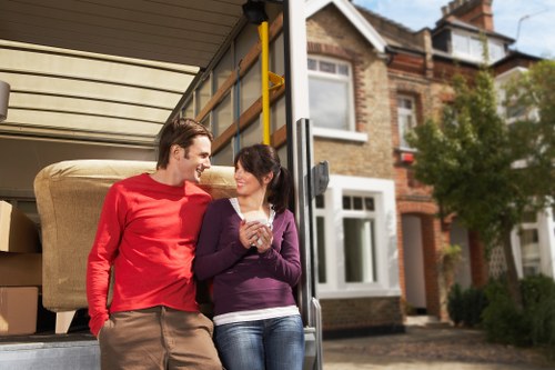 Moving day preparation for a Removal Van in Chelsea service